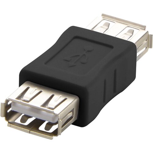 Renkforce USB 2.0 adapter [1x USB 2.0 vtičnica A - 1x USB 2.0 vtičnica A] črn (20430115) Cene