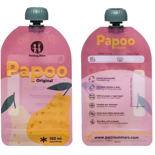 Petite&amp;amp;Mars Papoo Original vrečke za ka&amp;scaron;ice 6 kos Slike