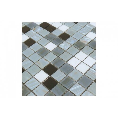  Stakleni Mozaik Grafit 32,7x32,7 Slike