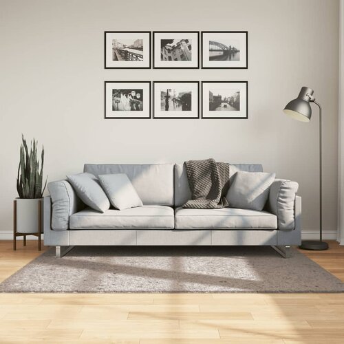 vidaXL Košata preproga moderna bež 120x170 cm Cene