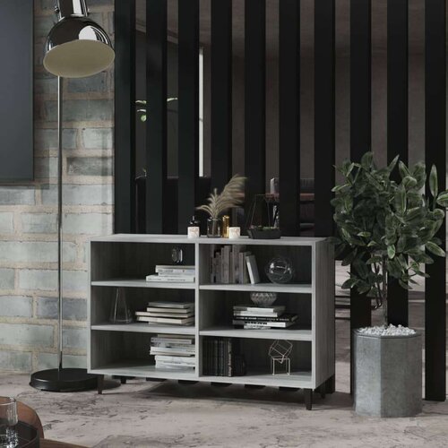 vidaXL Komoda boja sivog hrasta sonome 103,5 x 35 x 70 cm od iverice Cene