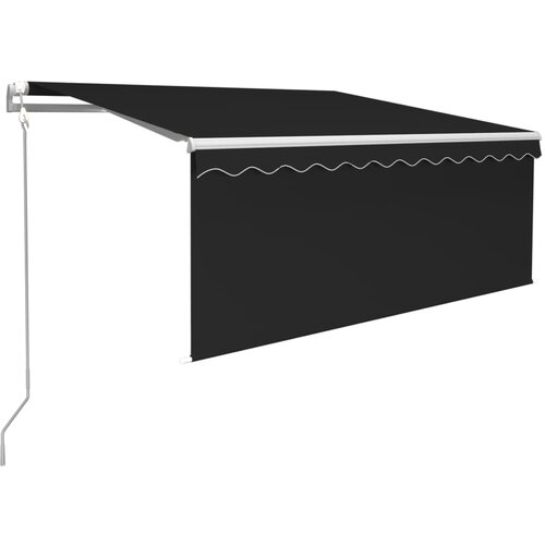 vidaXL Avtomatska tenda LED + senzor 3x2,5 m antracitna Cene