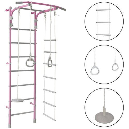Monkey Gym Telovadna, &scaron;vedska lestev za dom Gamma Pastel 2 - roza, (5000077564) Cene