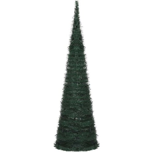  Prigodno umjetno božićno drvce s LED svjetlima zeleno 150 cm Slike
