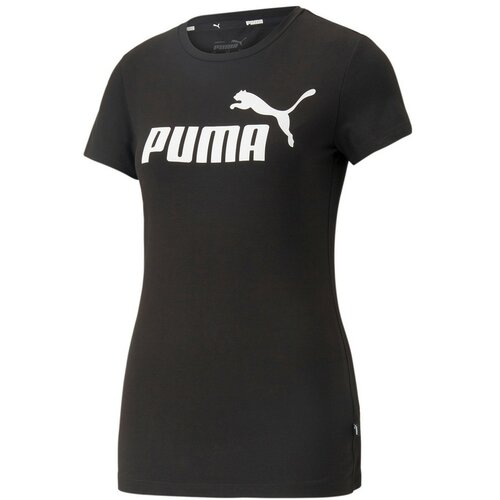 Puma ess slim logo tee ženska majica, crna 673697 Slike