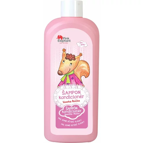 Pink Elephant Girls šampon in balzam 2 v1 za otroke Squirrel 500 ml