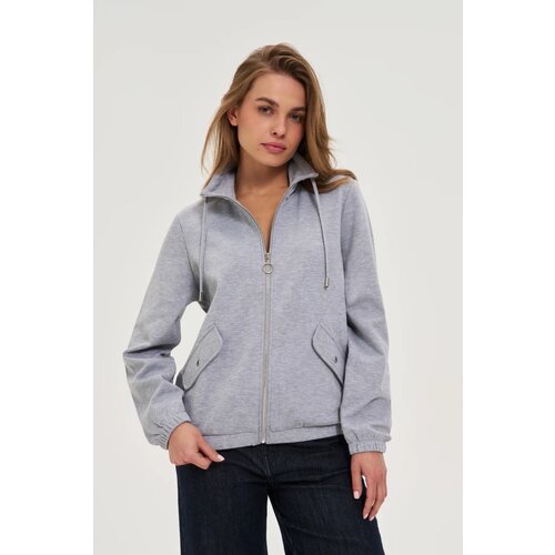 Marisse WOMEN&amp;#039;S SWEATSHIRT Z-BL-4811 L.GREY MEL Slike