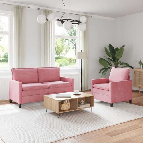  Set sofe 2 pcs Ružičasta Bar&scaron;un Cijene