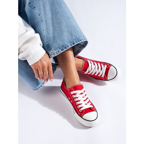 Shelvt Red classic sneakers Cene