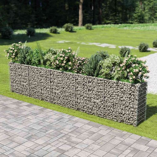  Gabionska sadilica od pocinčanog čelika 450 x 50 x 100 cm Cijene