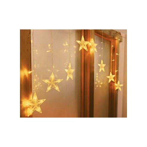 Rebel LED lučke novoletne 3m, 138led lučk, mini zvezdice, toplo bela, (21565261) Cene