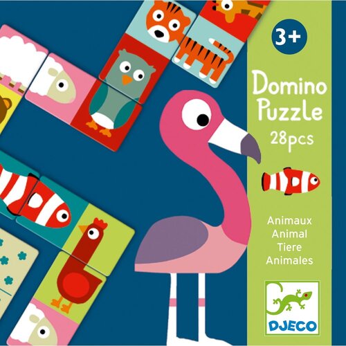 Djeco Otroške dvostranske domine Animals Cene