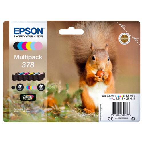 Epson Multipack Claria Photo HD T 378 (6 colors) T 3788 Slike