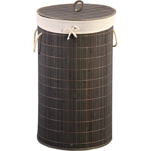 Kesper KSP19573 KORPA ZA PRLJAVI VEŠ TAMNI BAMBUS 35 x 35 x 60 CM Slike