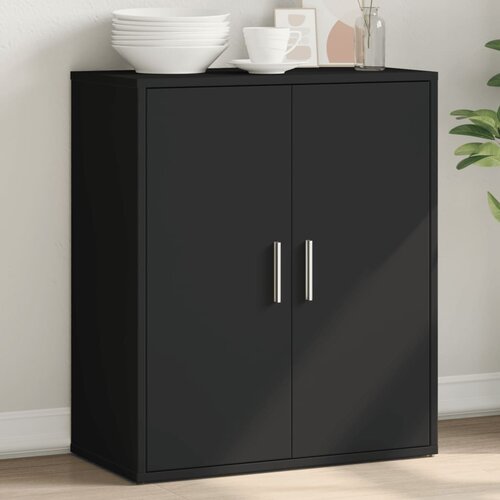 VidaXL Komoda crna 60 x 31 x 70 cm od konstruiranog drva Slike