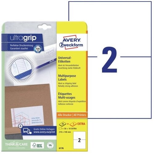  Etikete zweckform 6176 210x148mm 1/25 ZWECKFORM Cene