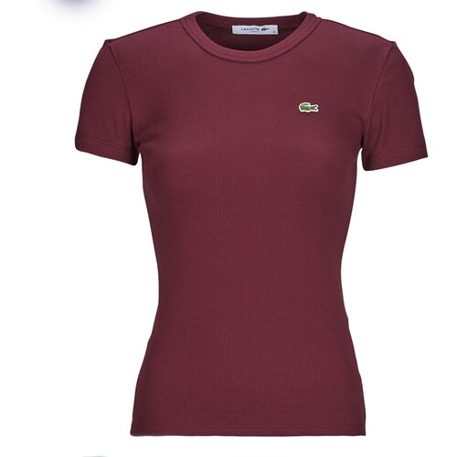 Lacoste Majice s kratkimi rokavi TF5538-YUP Bordo Slike