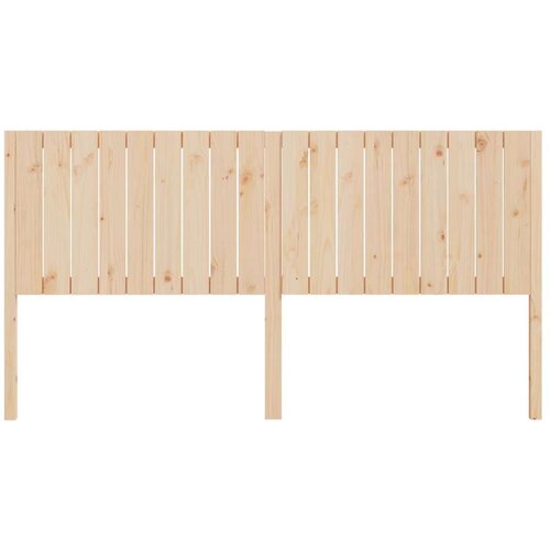 VidaXL uzglavlje za krevet 185,5 x 4 x 100 cm od masivne borovine Slike
