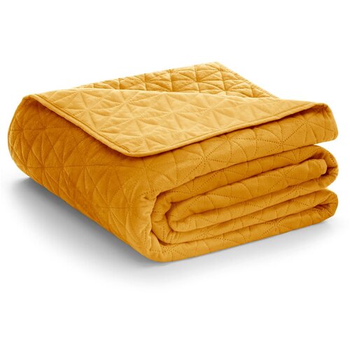 Restilo Žuti pro&amp;scaron;iven prekrivač od samta 170x210 cm Laila &amp;ndash; AmeliaHome Slike
