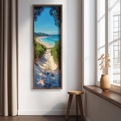 WALLXPERT LAC009-150 Multicolor Decorative Framed MDF Painting Cene