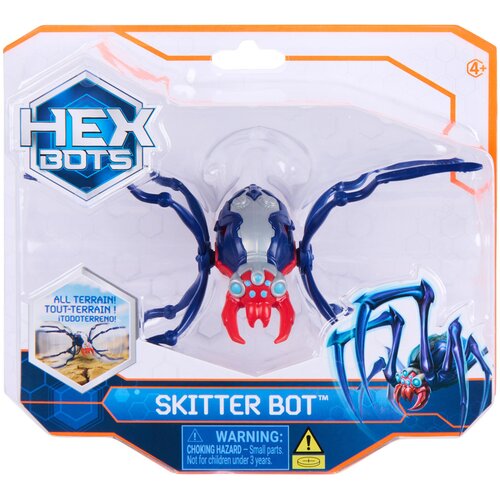 Spin Master Hex Bots: Skitter Bot interaktivni robot pauk &amp;ndash; plavi-crveni - Slike