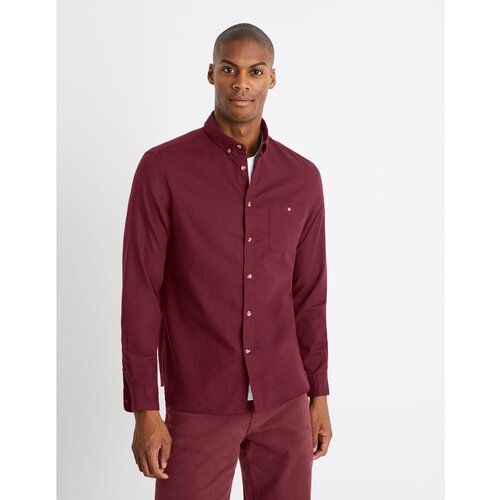 Celio Shirt twill regular Carobone - Men Slike