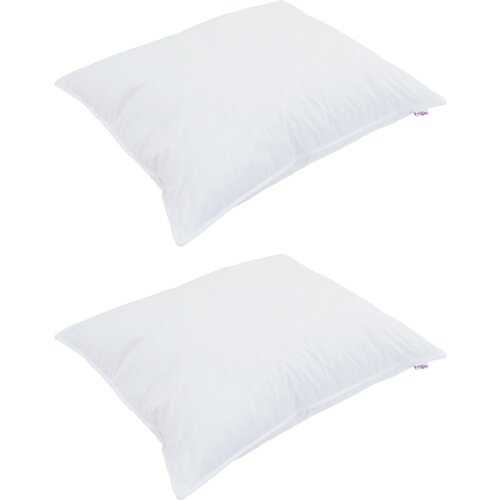  Jastuk s jastukom 2 pcs Bijela 40 x 60 cm 130gsm 100% pamuk Slike