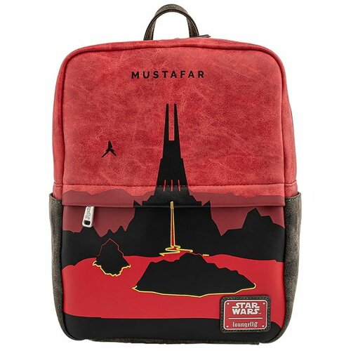 Loungefly star wars lands mustafar mini backpack Slike