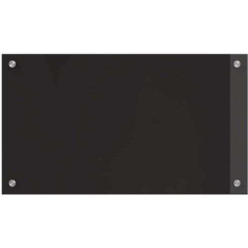 VidaXL Za&amp;scaron;čita za kuhinjo Črna 70 x 40 x 0.8 cm kaljeno steklo Slike