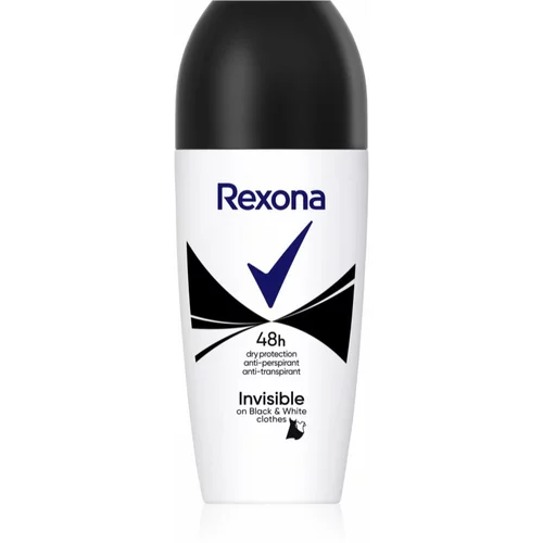 Rexona Invisible on Black + White Clothes anti-transpirant roll-on 48 ur 50 ml