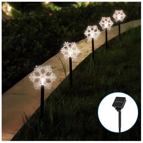 Aigostar led solarna božićna svetiljka LED/0,054W/1,2V 1m IP65 hladno-bela Cene