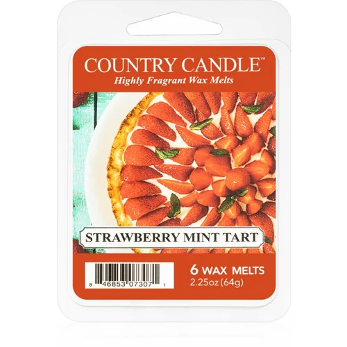 Country Candle Strawberry Mint Tart vosak za aroma lampu 64 g