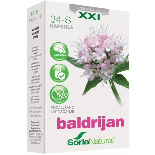  Soria Natural Baldrijan XXI, kapsule s podaljšanim sproščanjem