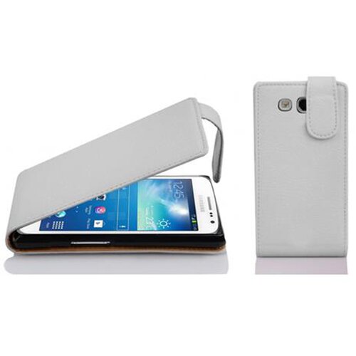 Cadorabo Ohi&scaron;je, združljivo z Samsung Galaxy EXPRESS 2 v snežno bela - Za&scaron;čitni ovitek v obliki flipa iz teksturiranega umetnega usnja, (20558768) Cene