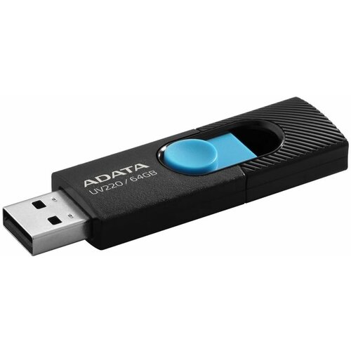 Adata 64GB 2.0 AUV220-64G-RBKBL crno plavi usb memorija Slike