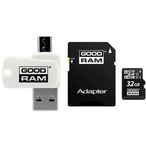Goodram MicroSDHC 32GB CL10 Kartica z Adapterjem in Bralnikom, (22138139) Cene
