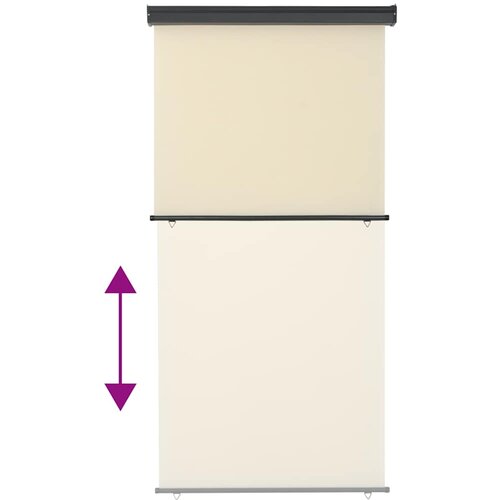  bočna tenda 125 x 250 cm krem Slike