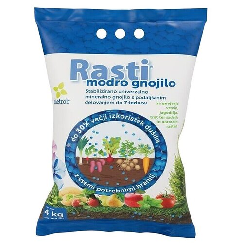 Metrob Rasti Modro gnojilo (4 kg, Maksimalna povr&scaron;ina pokrivanja: 100 m&sup2;) Cene
