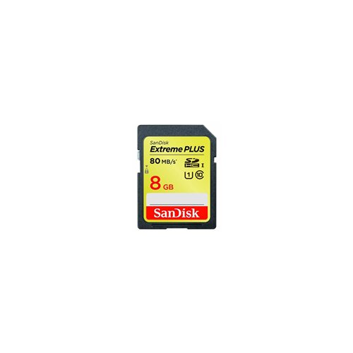 Sandisk SD 8GB Extreme PLUS SDHC UHS-I - SDSDXS-008G-X46 memorijska kartica Slike