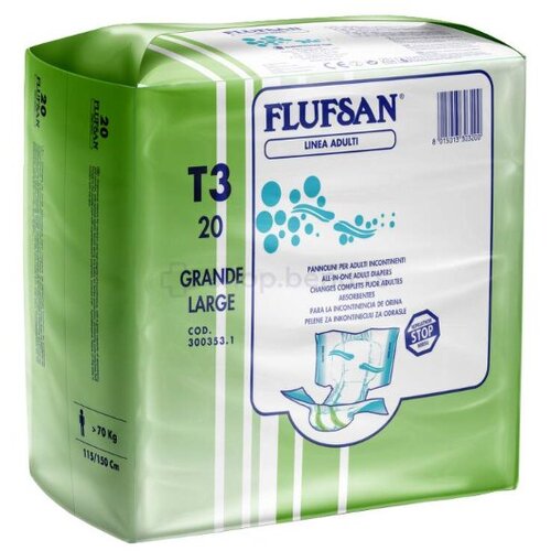 Flufsan Pelene za odrasle, Dnevne, L, 20 komada Slike