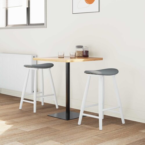  Trpezarijske stolice 2 pcs Bijelo 46 x 37 x 63 cm Slike