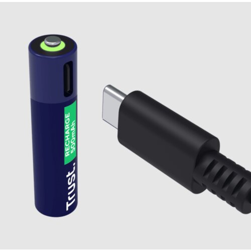 Trust punjive baterija usb-c 2P - AAA/2 kom/ crna Cene