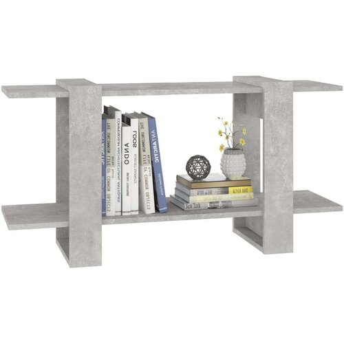  Knjižna omara betonsko siva 100x30x51 cm konstruiran les, (20705963) Slike