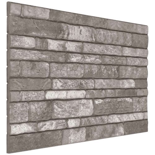  Zidne panele 10 pcs Tamnosiva 100 x 50 cm EPS pjena - Tamnosiva Cene
