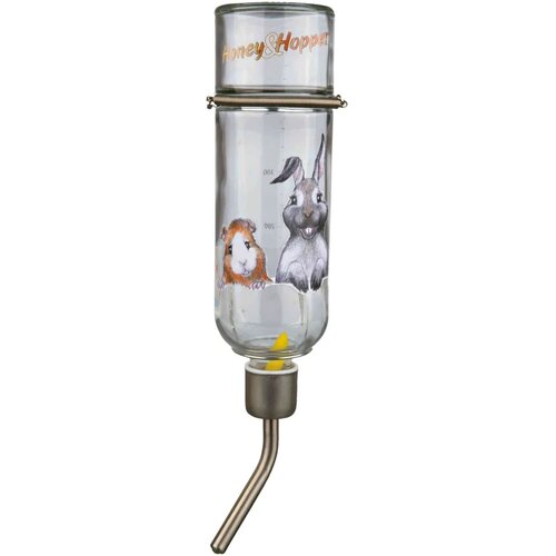 Trixie staklena pojilica za glodare Honey &amp;amp; Hopper, 125&amp;ndash;500 ml Slike