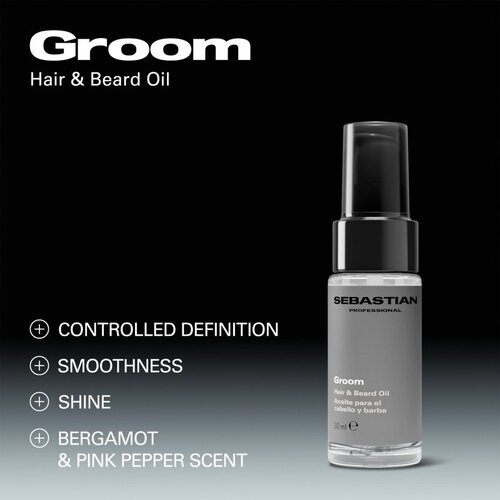 Sebastian Professional SEB MAN The Groom ulje za bradu 30 ml Slike