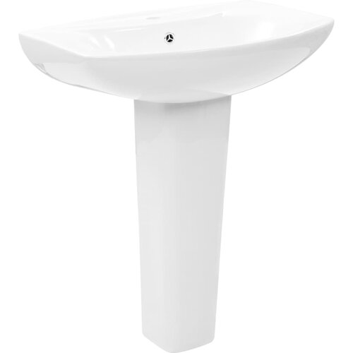 Maison Chic Prostostoječi Umivalnik - Kopalna umivalnik - Lavabo in podstavek keramika 650x520x200 mm, (21684539) Cene