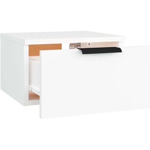 vidaXL Stenske nočne omarice 2 kosa bele 34x30x20 cm Cene