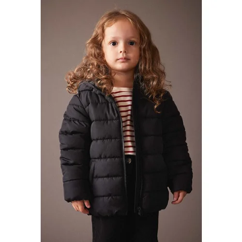 Defacto Baby Girl Water Repellent Hooded Puffer Coat