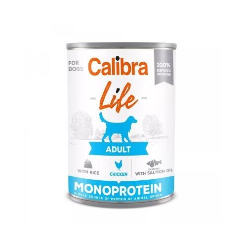 CALIBRA Dog Life konzerva za pse Adult - Piletina sa pirinčem 6x400g Cene